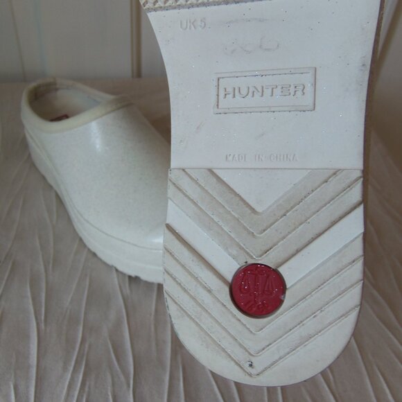 Free People x Hunter Starcloud Glitter Clog sz 7 (RUNS BIG) - Picture 12 of 14